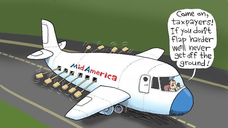 Cartoon: MidAmerica money pit