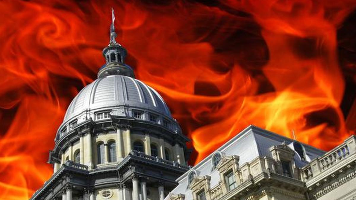 Illinois House members went home for a month. Apparently, nothing to do in Springfield.