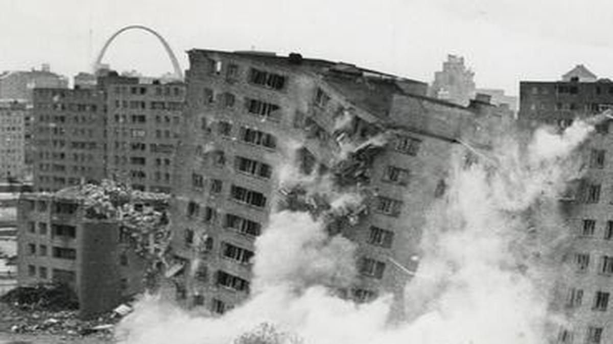 Explosions brought down the Pruitt-Igoe public housing complex in the 1970s, about a decade after the U.S. Army’s last round of weapons tests using rooftop blowers and radioactive isotopes. The spread of that contamination and other environmental issues from 250 years of urbanization could add significant environmental costs to the National Geospatial-Intelligence Agency’s proposed North St. Louis site.