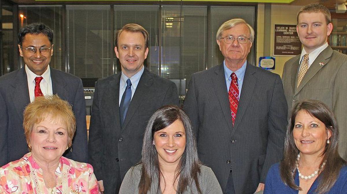 Mehlville School Board members, who just pushed for six math specialists to boost students’ state test scores.