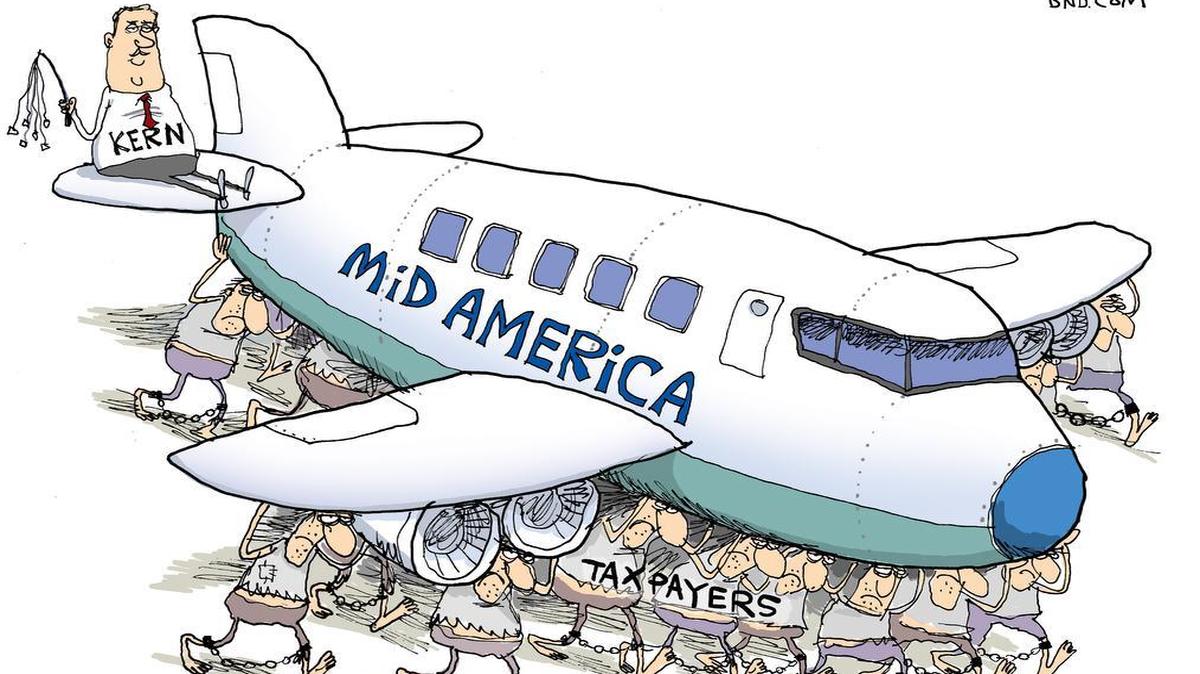 Taxpayers subsidized MidAmerica St. Louis Airport with $7.5 million last year and county leaders obligated them to another 30 years and $48 million by refinancing bonds used to build it.