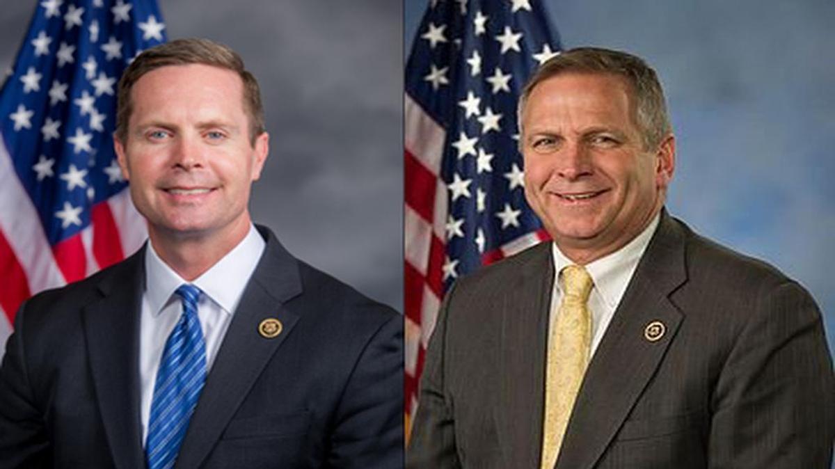 U.S. Rep. Rodney Davis and U.S. Rep. Mike Bost. The two Republicans who represent portions of the metro-east will be targeted by the Democratic Congressional Campaign Committee.