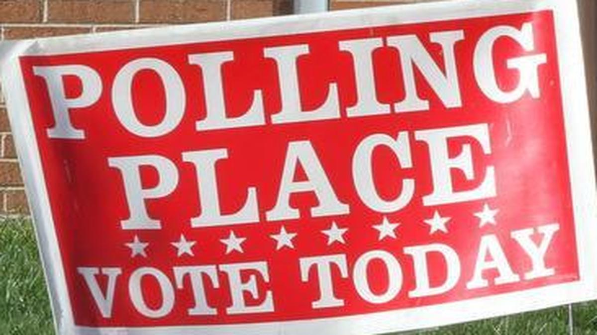 Polls are open 6 a.m. to 7 p.m. Tuesday.