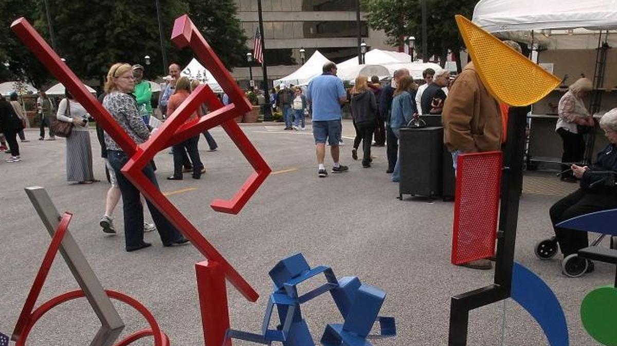 Art on the Square will return May 13-15. The show’s artists in 2015 sold $1.2 million, making it the No. 1 show in the nation for the fifth time in its 14 years.