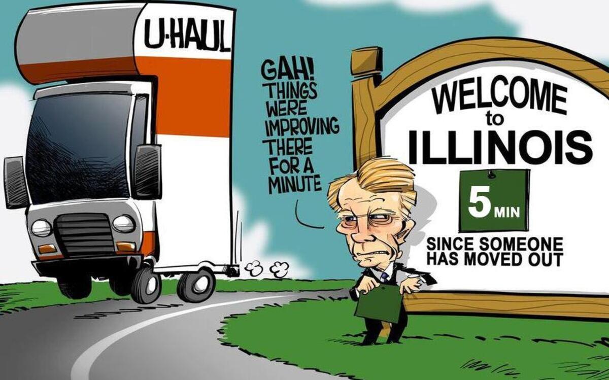About half of Illinois residents would move if they could, a new poll shows. Younger people want to leave at a higher rate.