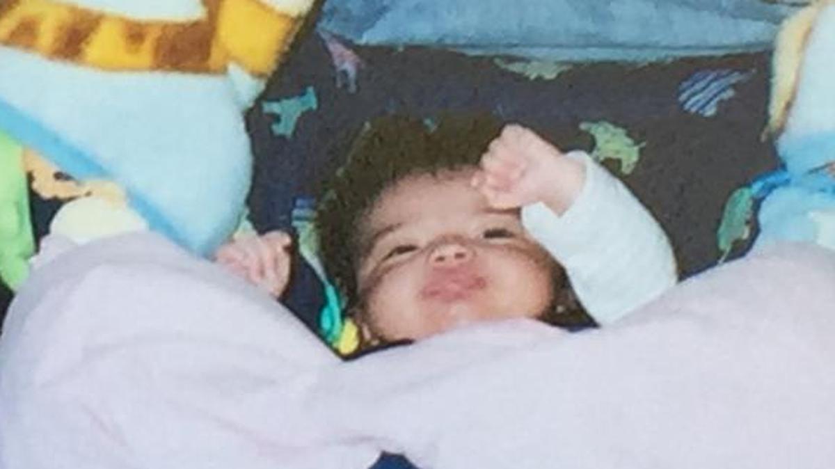 Alyssa Quate as a baby with her mother when the family lived on Lebanon Avenue in Belleville.