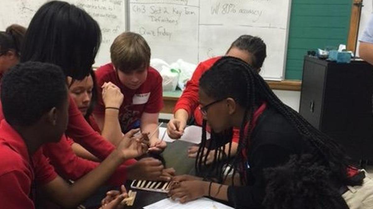 Students from Sister Thea Bowman Catholic School in East St. Louis and Immaculate Conception in Columbia participate in team-building exercises. Private and parochial schools can offer poor students a choice with a new tax credit.