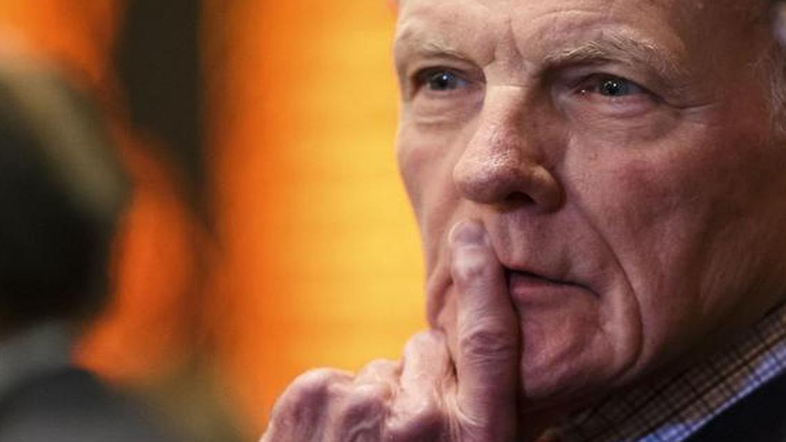 Illinois Speaker of the House Michael Madigan, D-Chicago, listens during the overtime session at the state Capitol. His quorum is expected to return Thursday afternoon, with a tax hike, unbalanced budget and no reforms.
