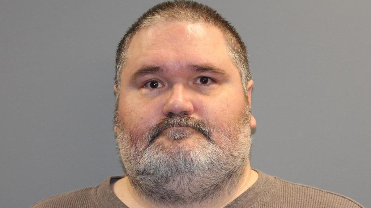 Police mug shot of Gerald Hechenberger, who was removed as a priest after being charged with distributing child pornography and possessing meth.