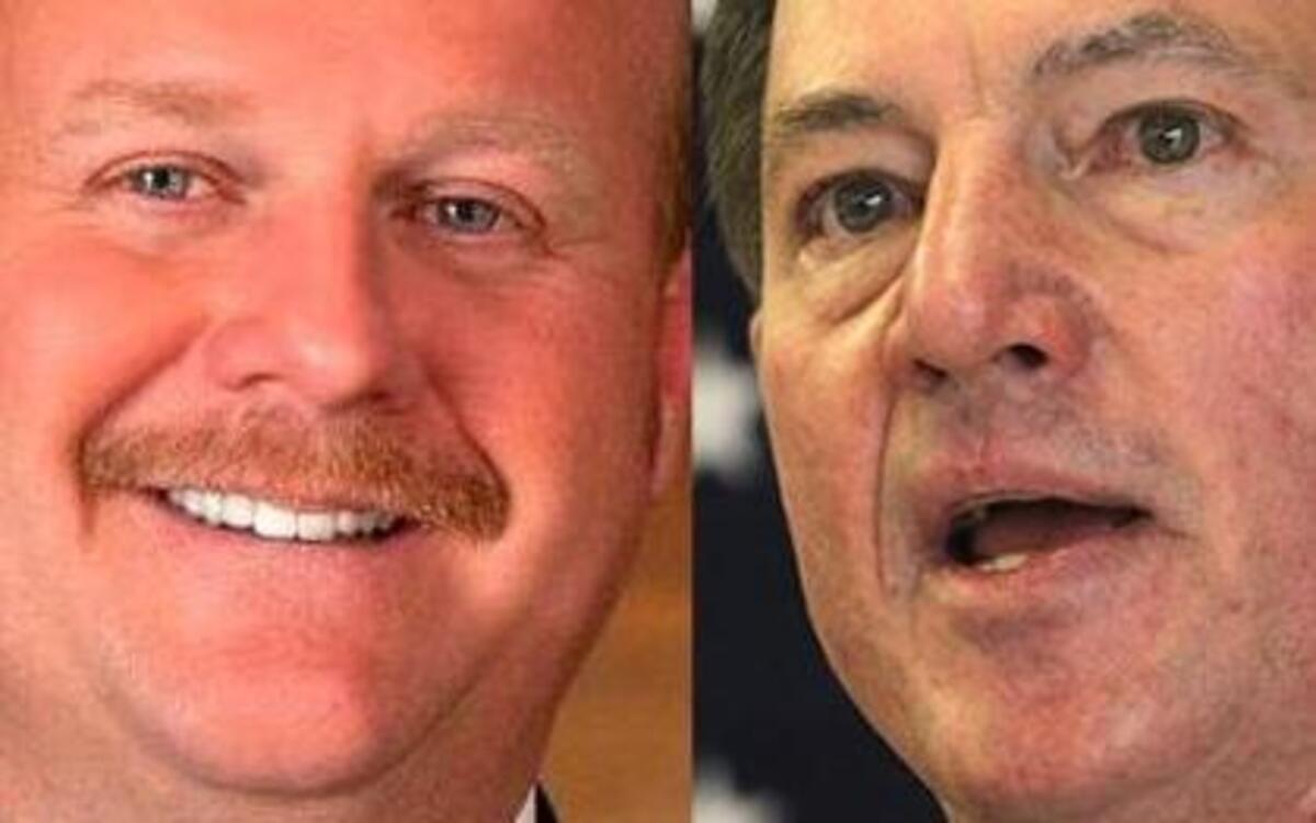 St. Clair County Board Chairman Mark Kern faces challenger Rodger Cook on No. 8. Madison County Chairman Alan Dunstan faces a challenge from County Treasurer Kurt Prenzler.