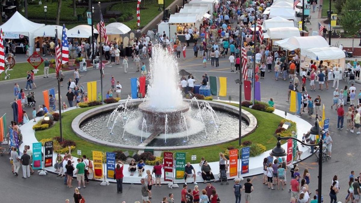 Belleville’s Public Square is the site of this year’s Art on the Square festival, May 17-19.