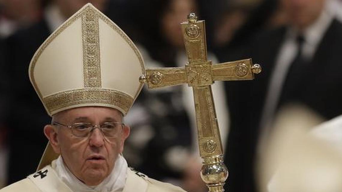 Pope Francis leaves Friday after celebrating an Epiphany Mass in St. Peter’s Basilica at the Vatican. Earlier in the week his letter to bishops was released outlining the church’s zero tolerance policy for clergy sexual abuse of children.