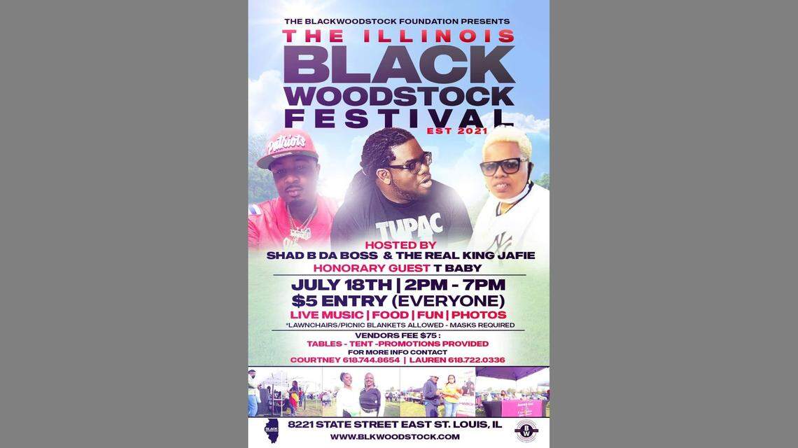 The second Black Woodstock Festival will take place on Sunday, July 18