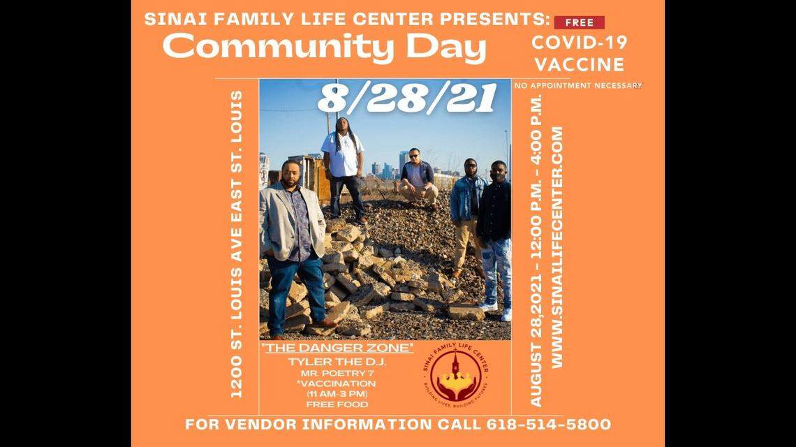Mt. Sinai Missionary Baptist Church in East St. Louis will host a ‘Community Day’ on Saturday, August 28
