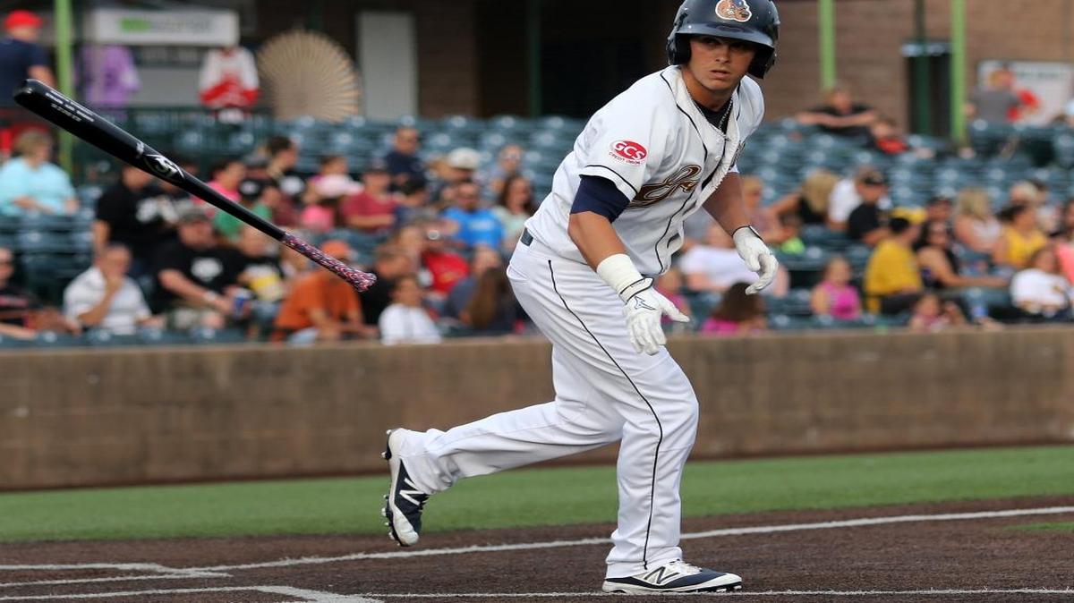 Lead off batter Cody Liveay of Gateway draws a first inning walk and would later score against Florence.