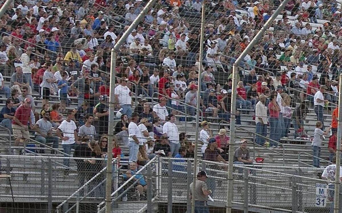 File photo of spectators at Gateway Motorsports.