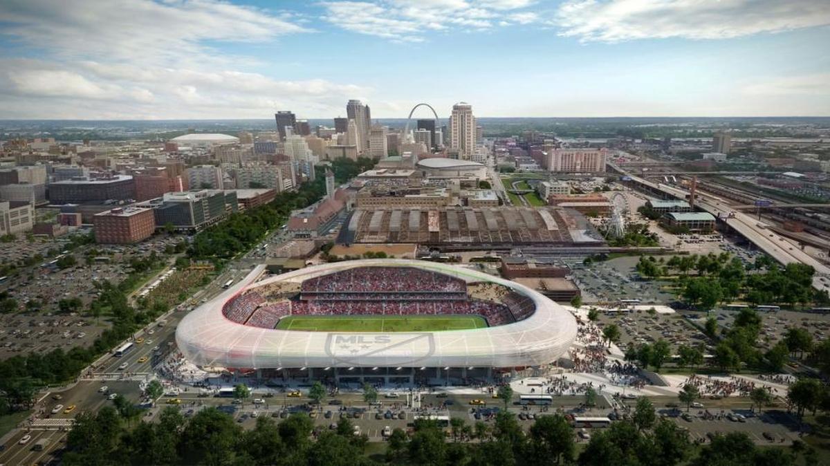 A proposed 22,000-seat soccer stadium would be located just west of Union Station downtown between 21st and 22nd streets. City alderman are expected Friday to advance a $60,000 financing package that could appear on an April ballot.