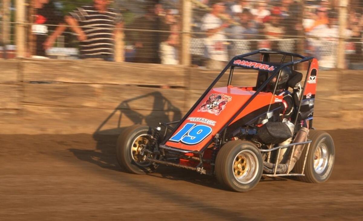A BND file photo of racing at Belle-Clair Speedway in 2015.