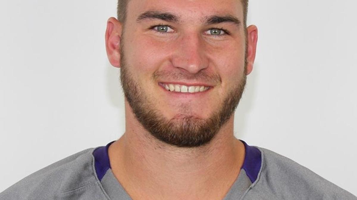 Former McKendree University quarterback Isaac Fisher.