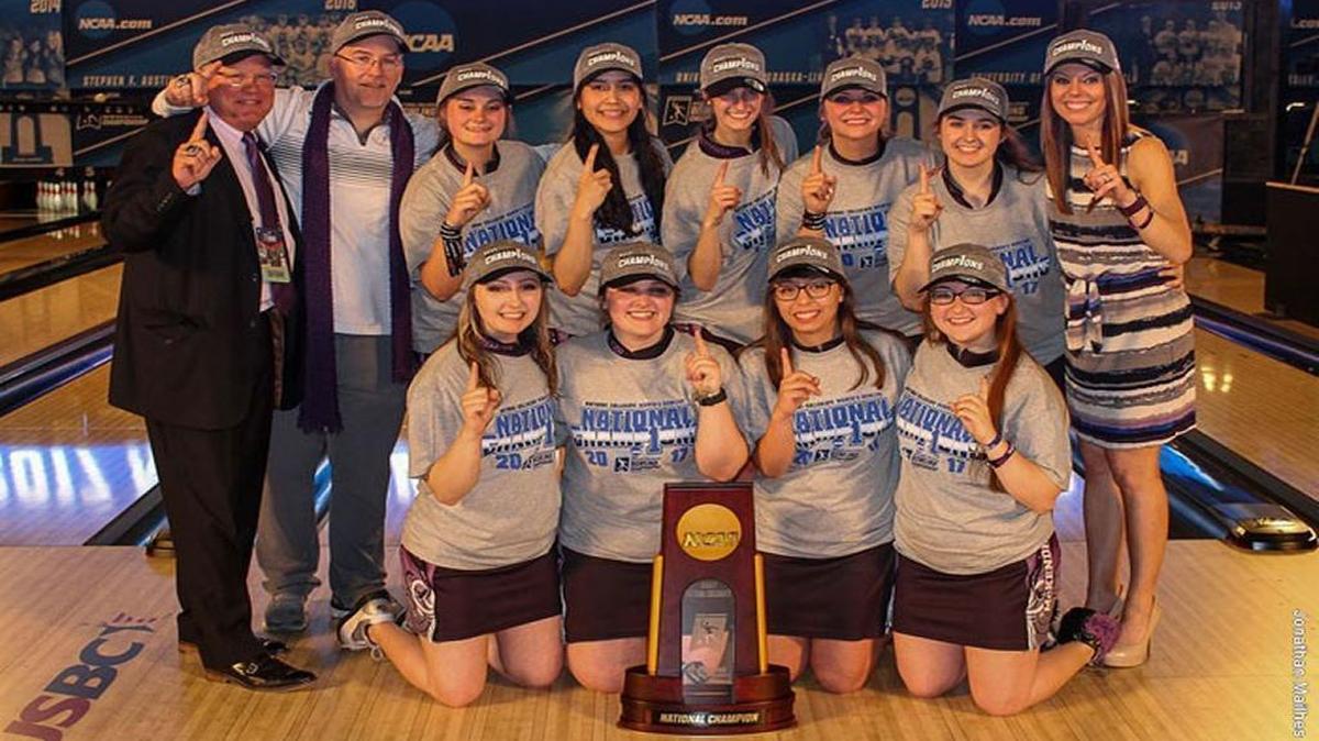 McKendree University earned its first-ever NCAA national championship Saturday night by winning the title match of the 2017 NCAA Women’s Bowling Championships at the Raising Cane’s River Center in Baton Rouge, La.