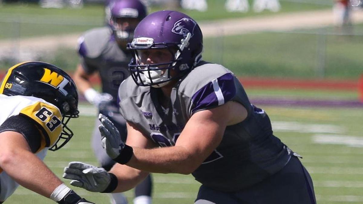 McKendree defensive end Lucky Baar is the Bearcats’ first football All-American of the NCAA Division-II era.