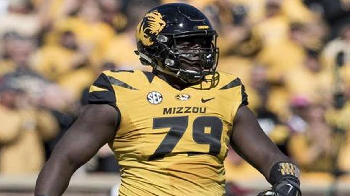 Missouri Tigers defensive lineman Terry Beckner Jr. strutted after sacking the quarterback during a game with the University of South Carolina at Faurot Field Oct. 3.