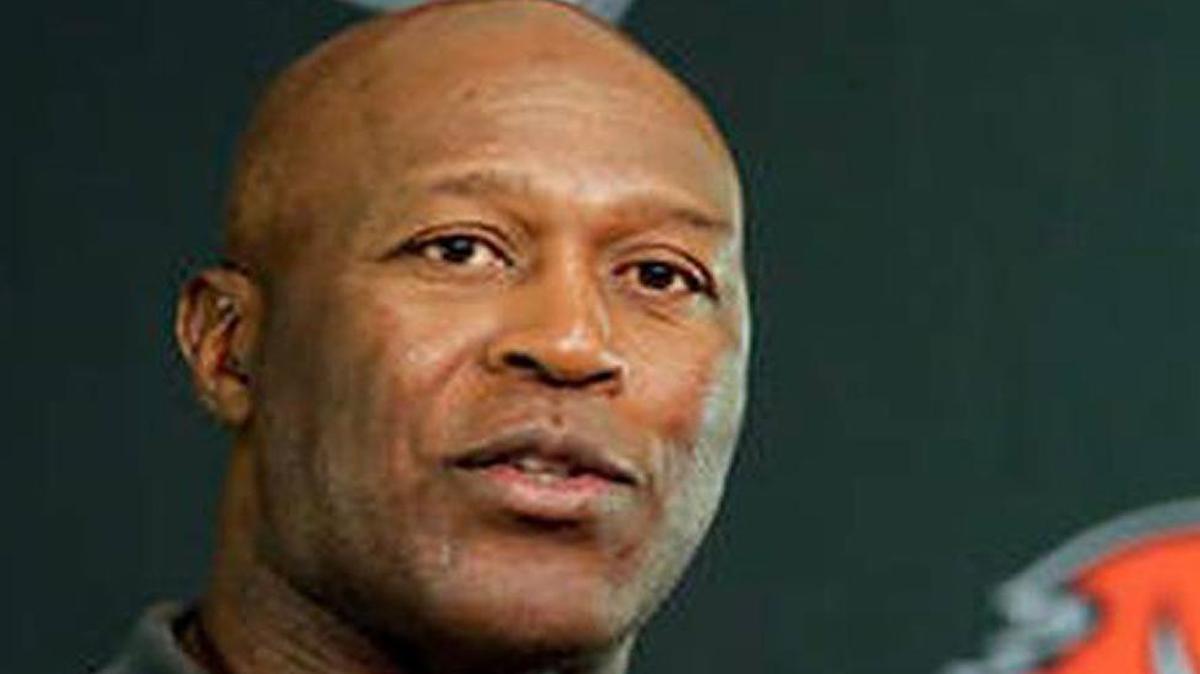 Lovie Smith in a file photo taken while he was head coach of Tampa Bay.