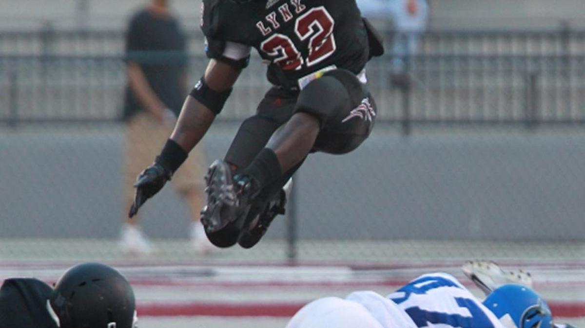 
Lindenwood-Belleville player Kameron Harris (22) returns for his senior season as the Lynx running back.
