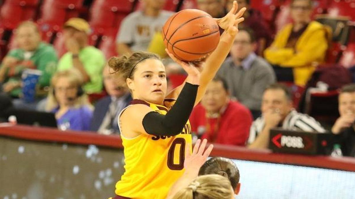 Highland High graduate Katie Hempen is Arizona State’s all-time leader in 3-point shots