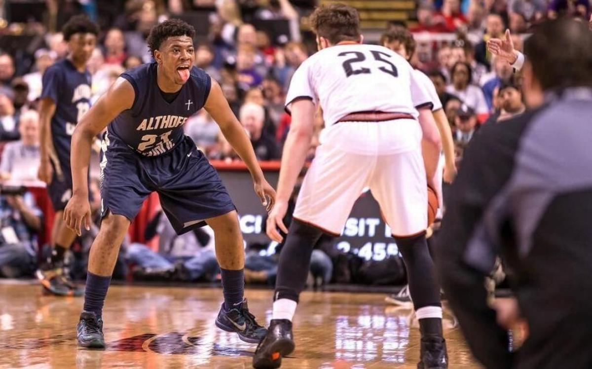 Former Althoff start Jordan Goodwin tips off his college career at Saint Louis University Saturday.