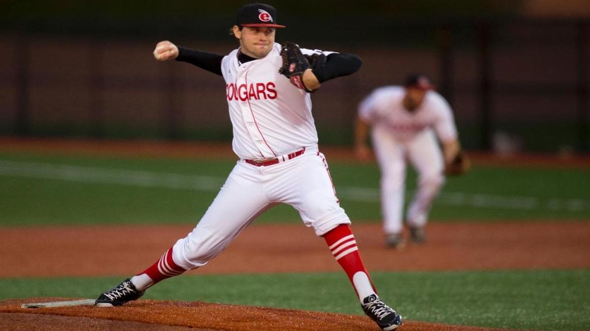 Senior pitcher P.J. Schuster was a second team All-OVC pick last season for the SIUE Cougars. He’s slated to get the start in the third game of the Cougars’ season-opening series at No. 2 Louisville on Sunday.