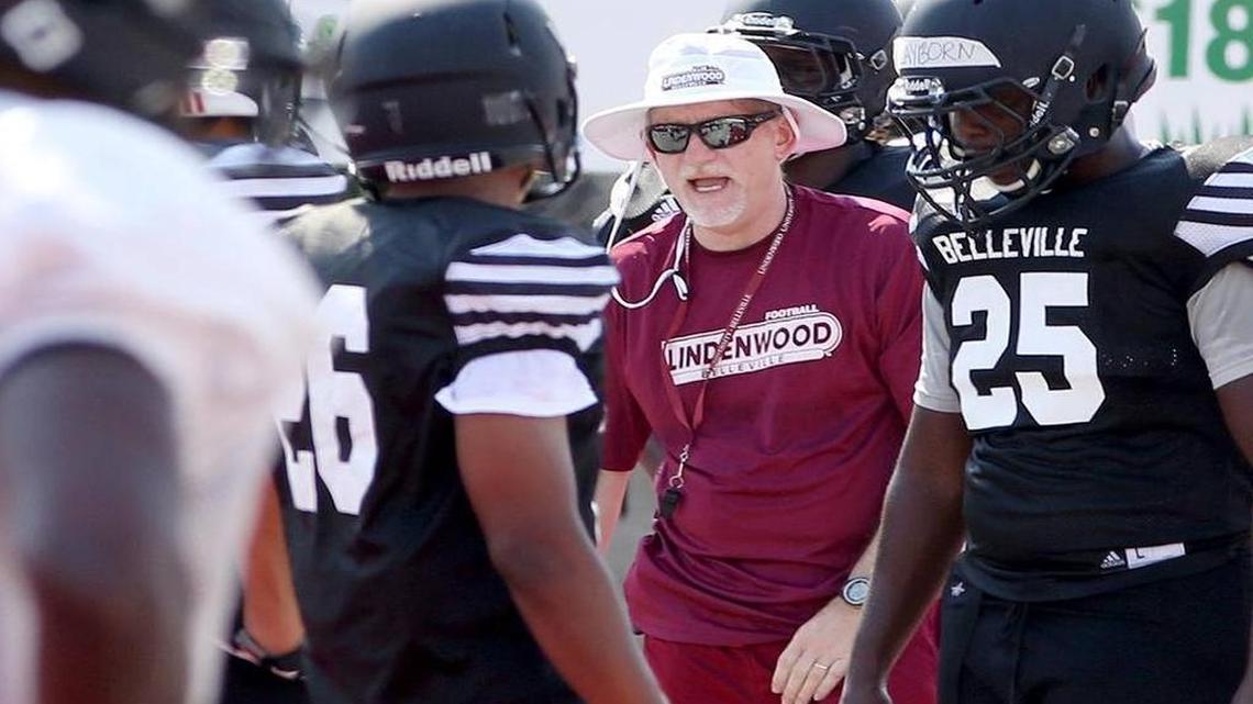 Dale Carlson was hired to replace Jeff Fisher as head coach at Lindenwood University-Belleville. After two seasons, the university announced his dismissal.