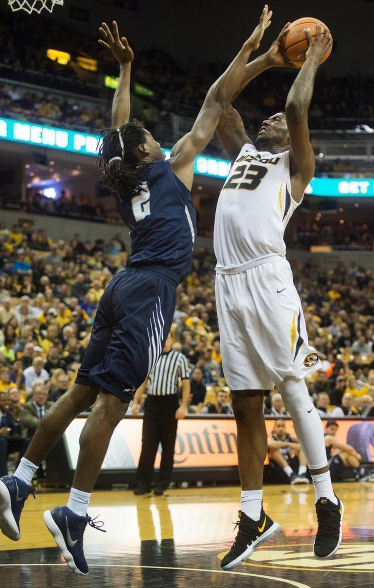 Missouri freshman Jeremiah Tilmon, a graduate of East St. Louis High, will be playing in his first Braggin’ Rights game Saturday against Illinois in St. Louis.