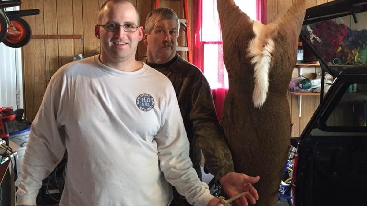 Justin Loepker, left, and his father, Jim Loepker.