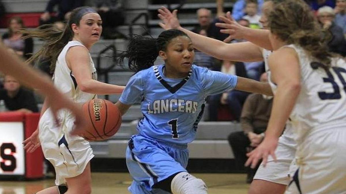 Belleville East sophomore Kayla Rainey averaged 15 points per game for the Lancers last season.