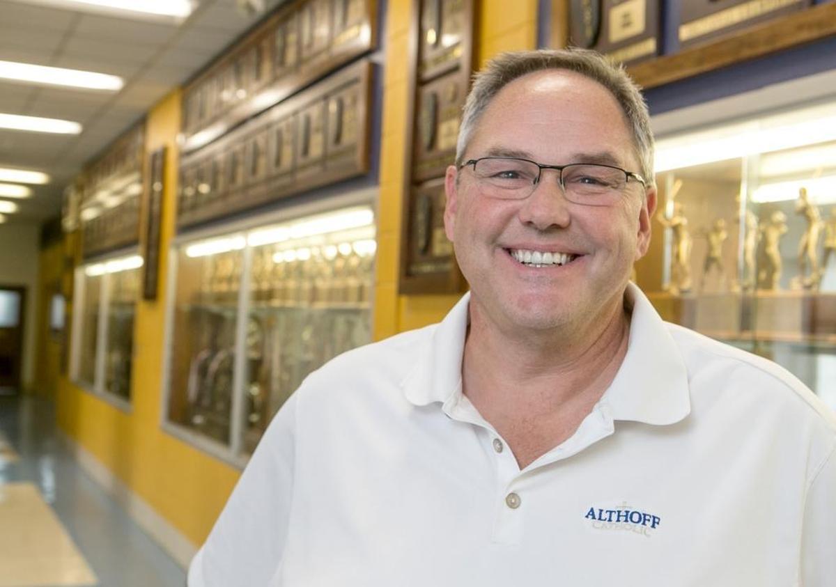 Seven months after leading Althoff to its first state basketball championship Crusaders coach Greg Leib was named as the National Federation of High Schools Illinois Boys Basketball Coach of the Year for the 2015-16 season.