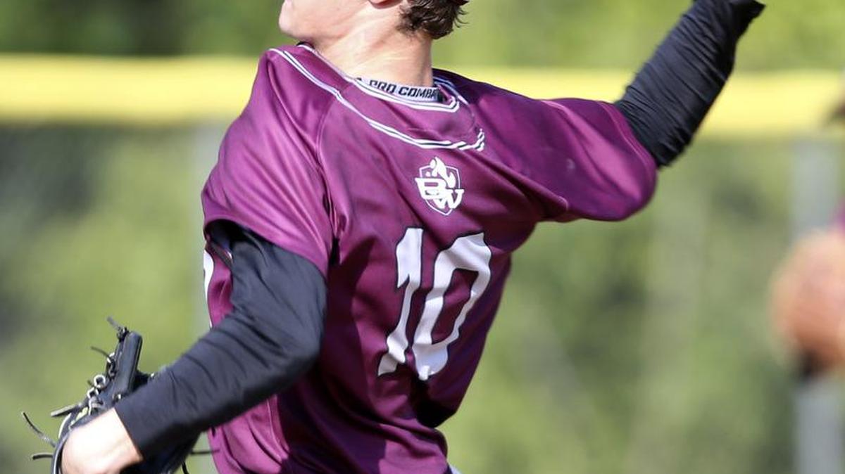 Belleville West pitcher Luke Vallandingham throws against Collinsville during Thursday’s game. See a gallery of photographs at bnd.com.