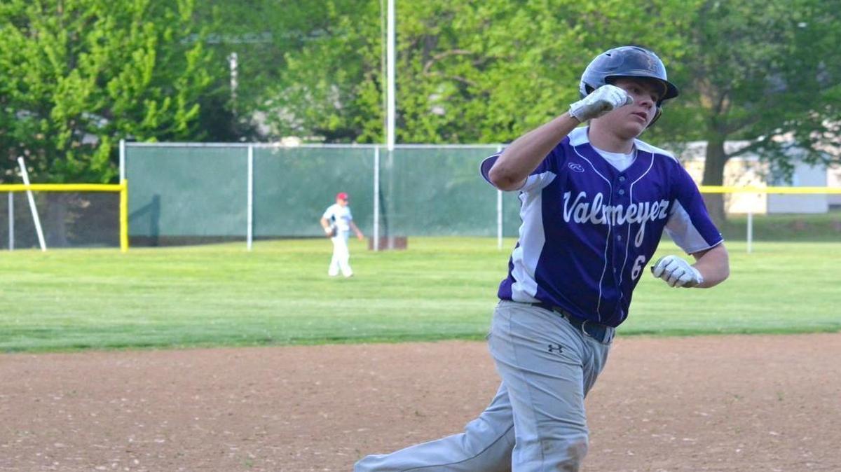 Valmeyer senior Mark Nappier is hitting .434 with nine homers and 46 RBIs.