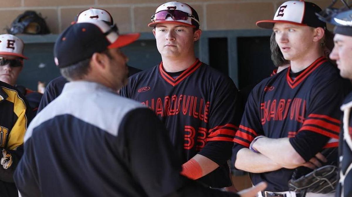 Edwardsville freshman slugger Drake Westcott (No. 33) gave verbal commitment to play baseball at the University of Louisville when he graduates. Wescott is batting .434 with seven home runs and 24 RBIs for the varsity Tigers.