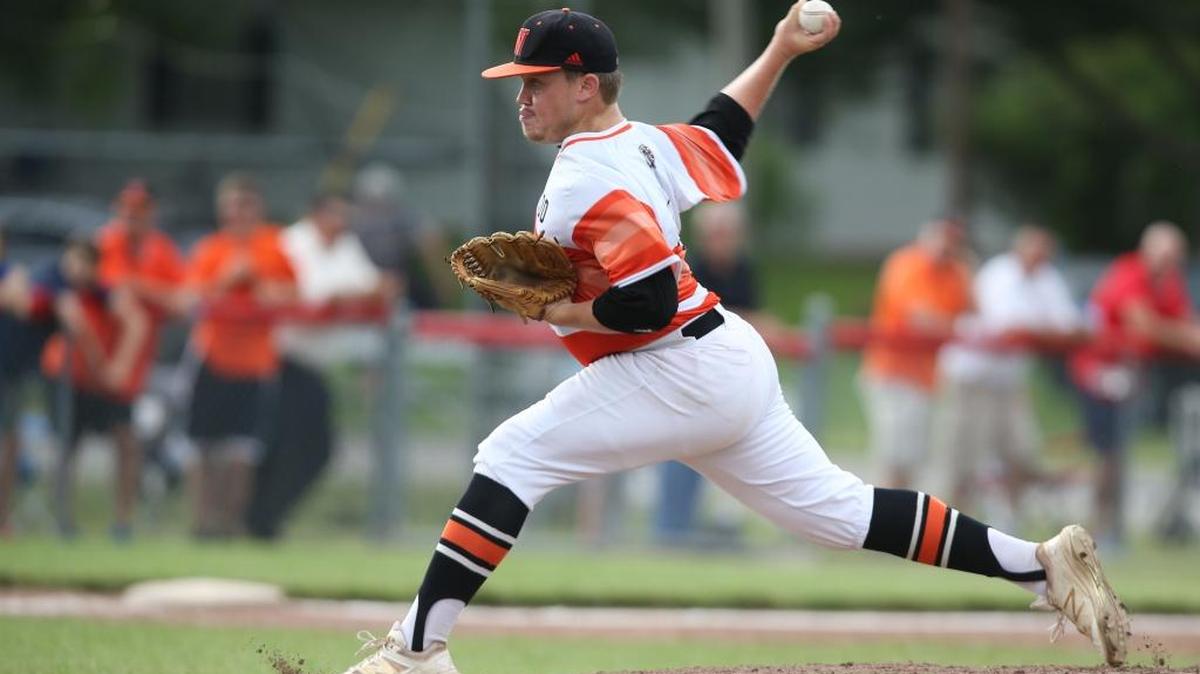 Waterloo senior Noah Thaggard threw a one-hitter in an 8-0 win over Marion in a Wednesday semifinal at the Triad Class 3A Sectional.