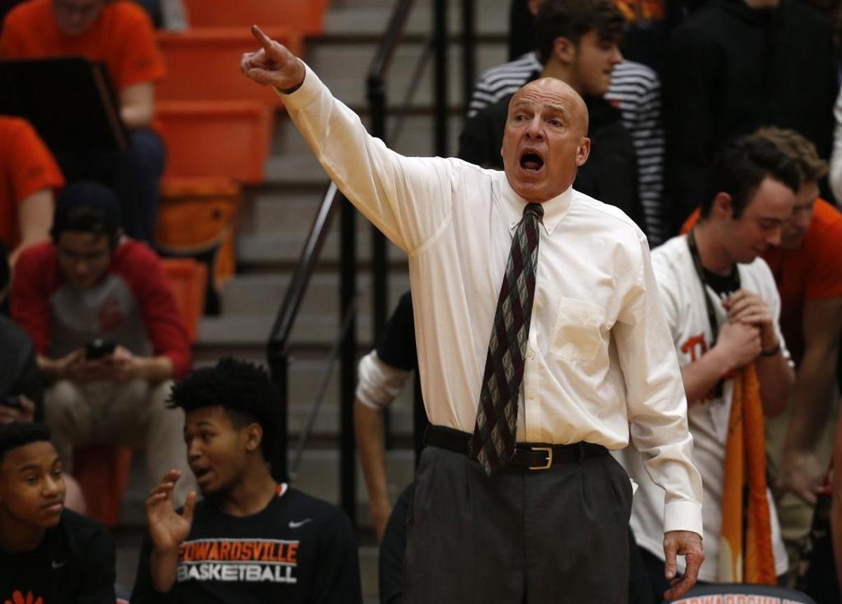 Edwardsville head coach Mike Waldo.