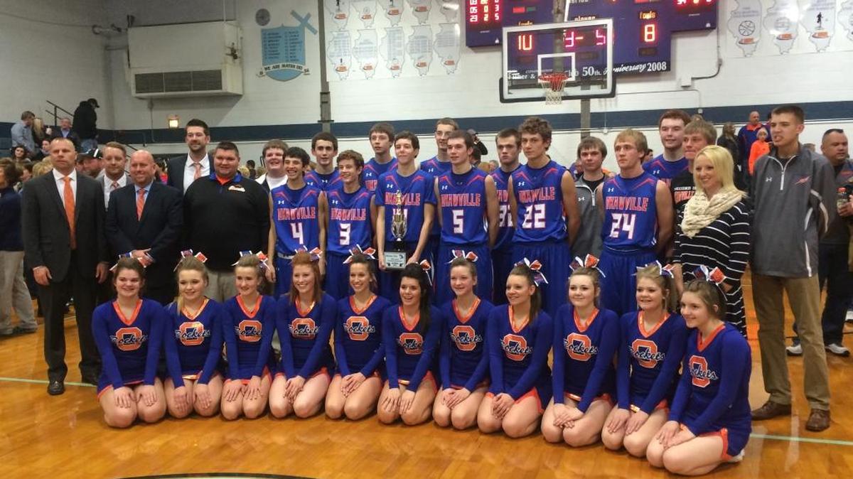 The Okawville Rockets won their first championship since 2002 at the Mater Dei Christmas Tournament.