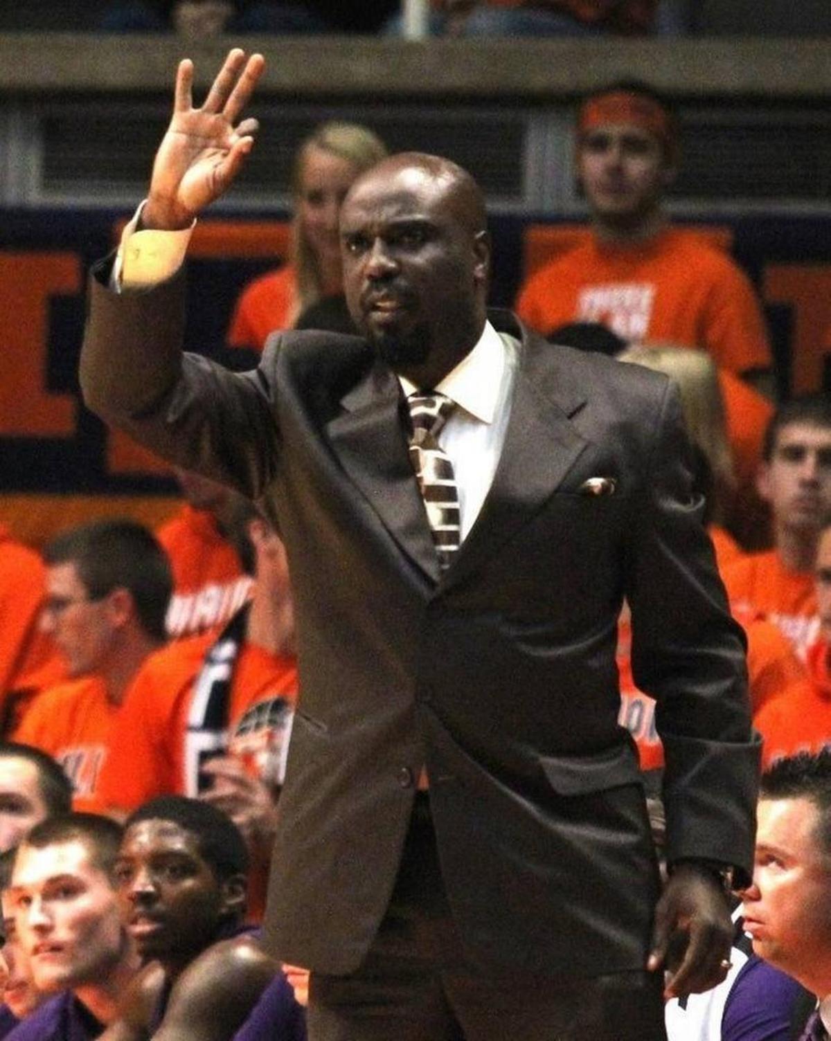 East St. Louis head basketball coach Fernando Stevenson.
