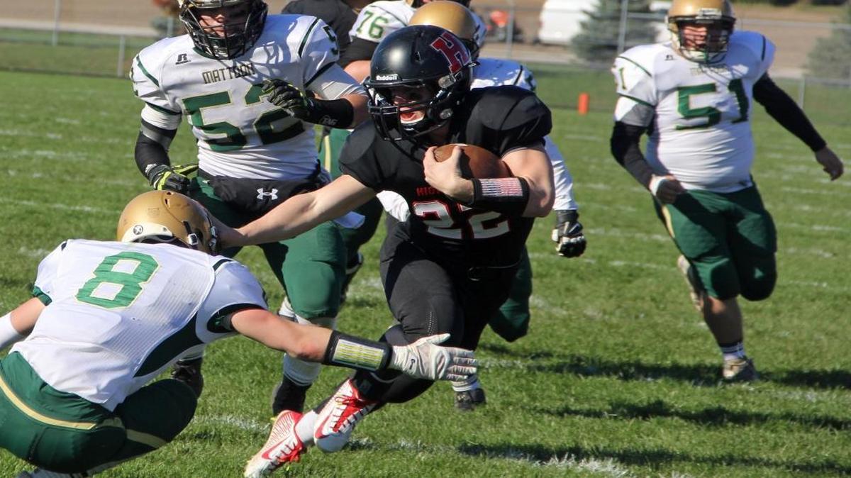 
Highland running back Andrew Winning ran for more than 3,100 yards in his career

