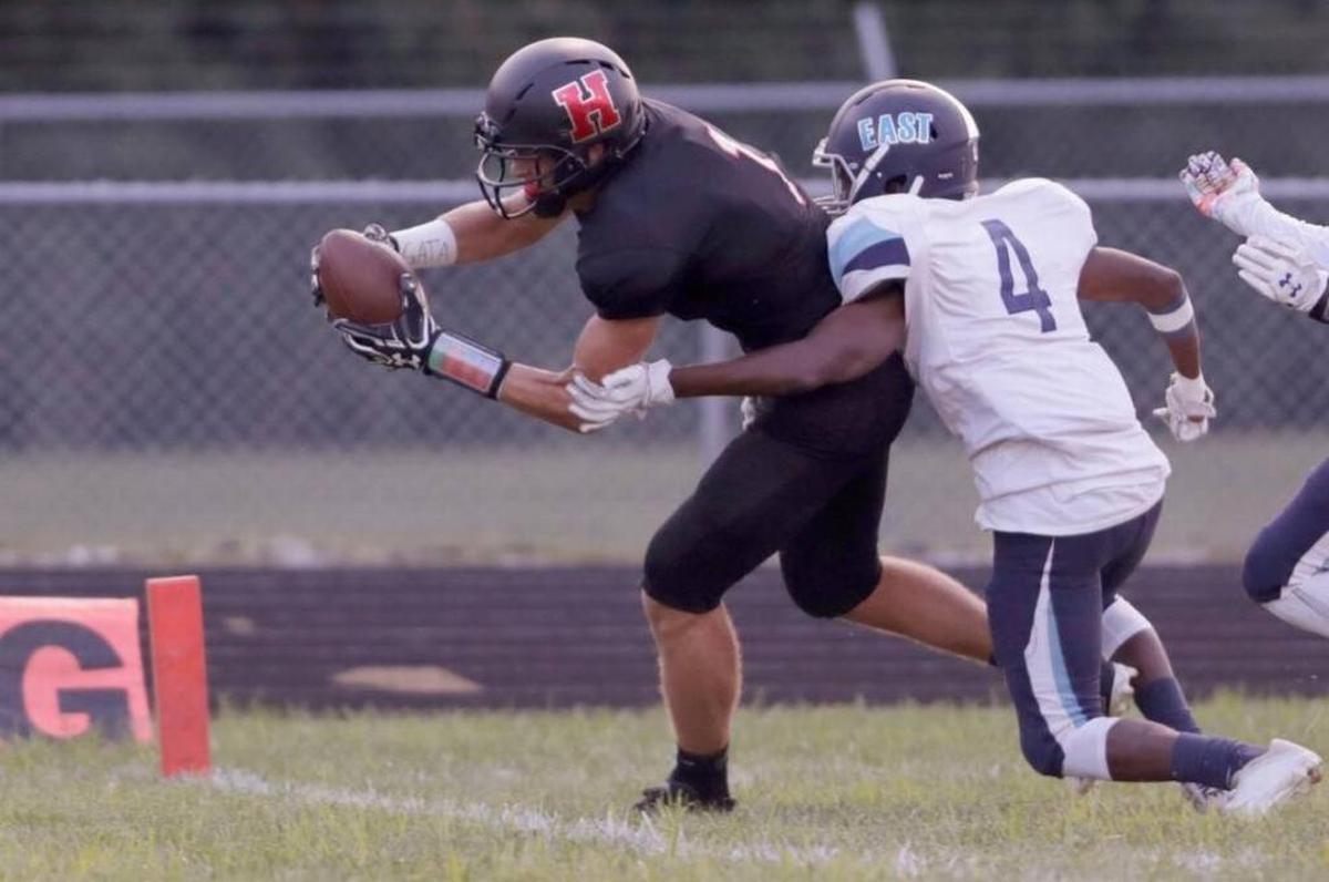 Sam LaPorta and the Highland Bulldogs will face Herscher in the quarterfinals of the IHSA Class 4A high school football playoffs Saturday.