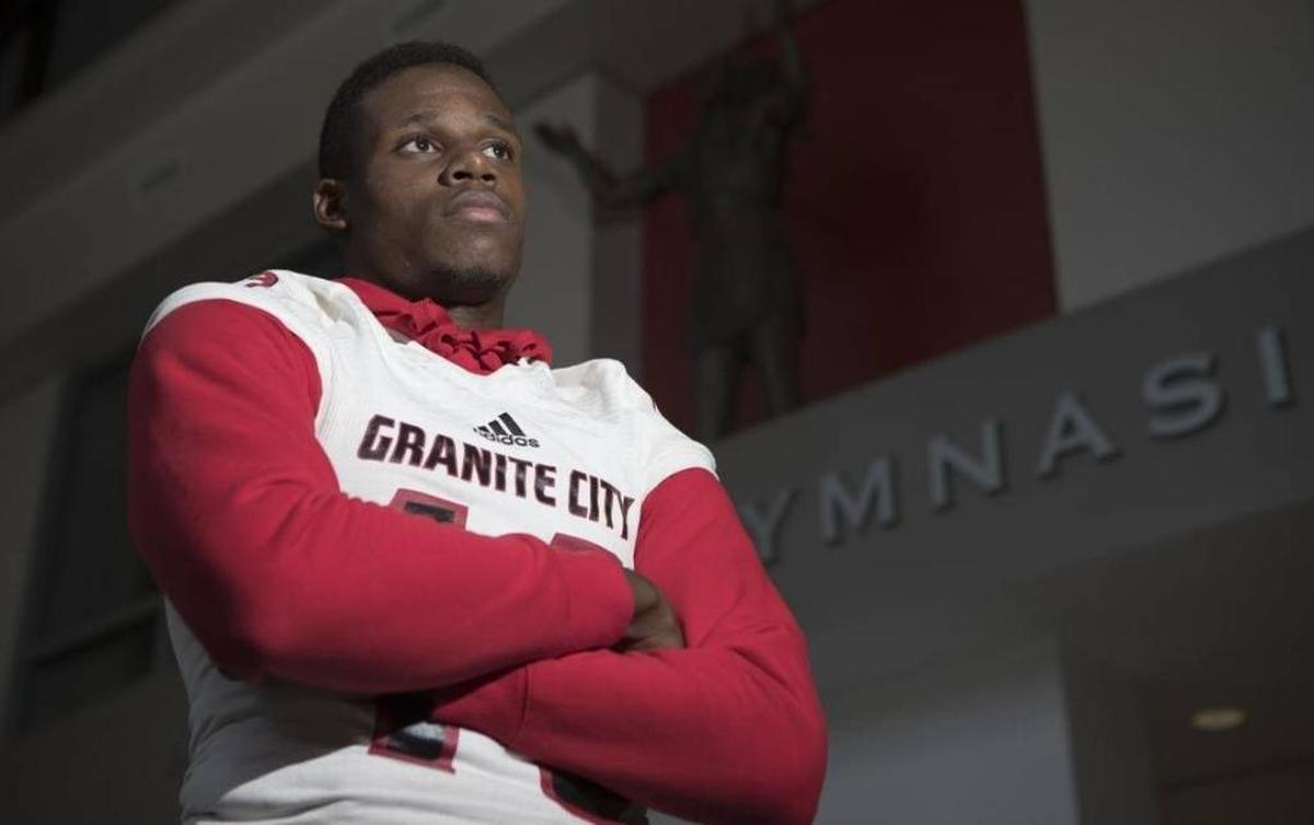 Granite City sophomore quarterback Freddie Edwards returns from a week 3 shoulder injury in 2017.