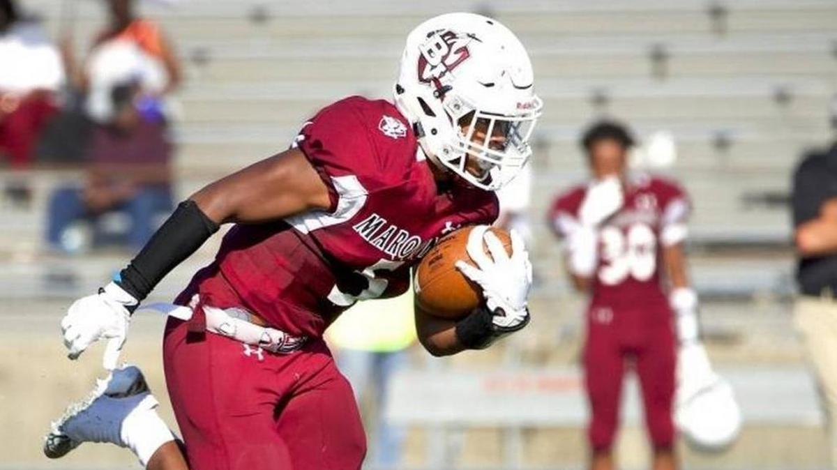 Belleville West running back Kriston Davis is an all-state running back in Class 7. Davis carried the ball 227 times for 1,303 yards (5.7 yards per carry) and was tops on the team with 19 touchdowns.