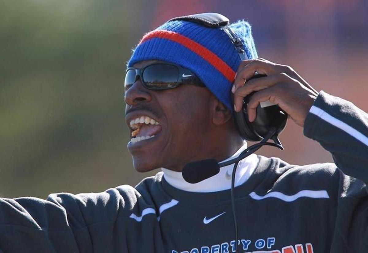 East St. Louis head football coach Darren Sunkett.