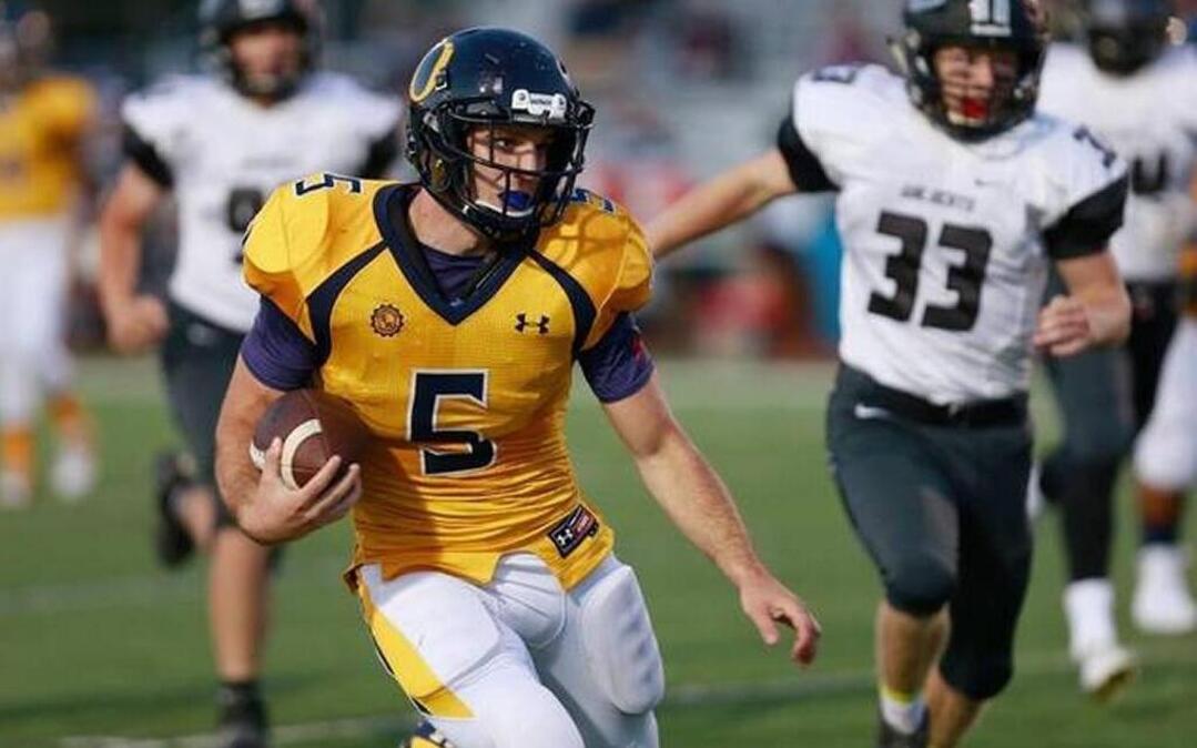 O’Fallon’s Mason Hewitt picks up yardage against Normal West earlier this season. The senior running back established a new single-season rushing record and OTHS and leads the Panthers into a round one playoff game against powerhouse Loyola Academy Saturday.