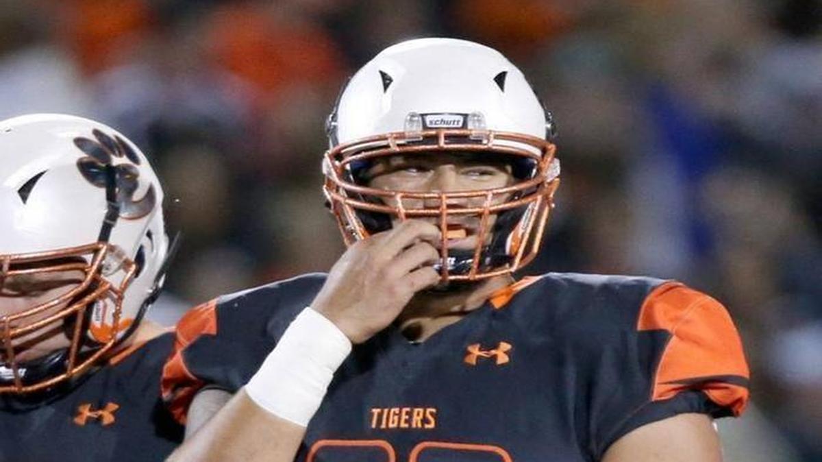 Edwardsville Tigers senior defensive end A.J. Epenesa is the BND Large-School Football Defensive Player of the Year..